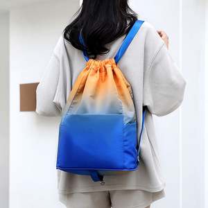 Nouveau sac de sport de plein air à dégradé de couleurs tendance, sac à dos unisexe pliable multifonctionnel - Product Image 6