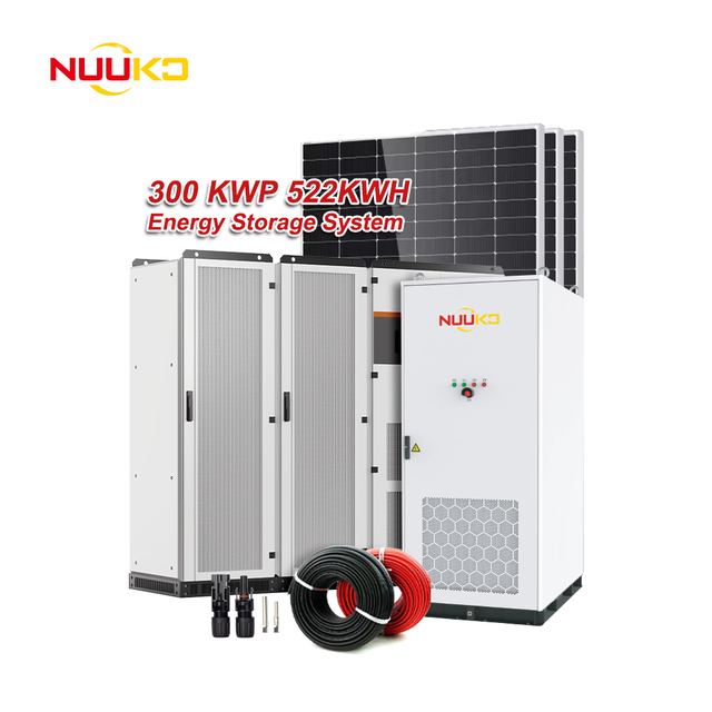 Industrial 522kwh 300kw Lithium Battery Cabinet Hybrid Solar Panels System With 250kw Hrbrid Inverter Energy Storage System