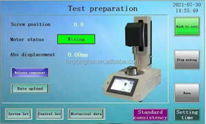 Intelligenter Yonghui Automatischer Zementpaste-Vicat-Apparat mit 0,1 S Genauigkeit, IP55-Schutz, 220V, 1 Jahr Garantie, Einstellzeit für Konsistenz - Product Image 4