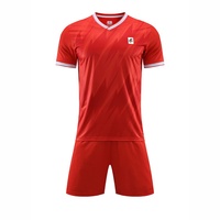 Maillot de football personnalisé de style thaïlandais de haute qualité, col en V, séchage rapide, impression numérique du logo, version joueur, vente en gros