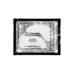 UNICCOLLAGEN EYE FLASH MASK 10X2 PATCHES - Patchs de collagène imprimés par transfert thermique, style européen et américain, réduisent les rides et les cernes - Product Image 1