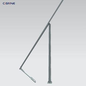 Poste de Iluminación de Calle de Acero Plegable con Bisagra Central, Galvanizado en Caliente, de 3m 4m 5m 6m 7m, Precio de Fábrica Cishine - Product Image 3