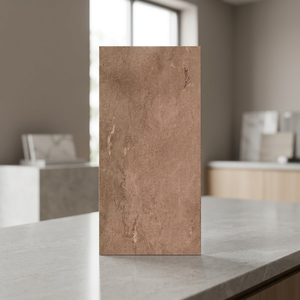 Electo Brown Rustic <b>Matte</b> Porcelain Tiles 600x1200mm Interior Exterior Wall <b>Floor</b> Tiles - Product Image 1
