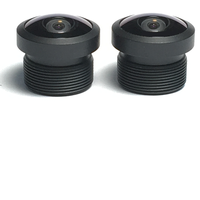 OKSee Lente Ojo de Pez Ultra Gran Angular de 2.3mm F1.6 170° M12, Módulo de Cámara USB de Seguridad Panorámica de 360° Mini Espía, Impermeable IP68, 2MP