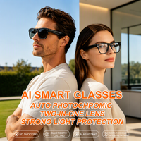 Lunettes intelligentes multifonctionnelles IA : Assistant vocal, lecture de musique, appels, photographie et reconnaissance d'images – Vente directe usine