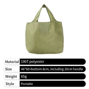 Bolsa de Compras Reutilizable Plegable con Dos Asas, Personalizada con Impresión, Hecha de Plástico Reciclado para Comercio Minorista - Product Image 4