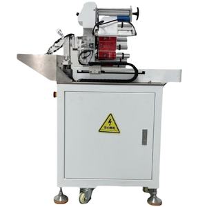 Machine d'étiquetage entièrement automatique pour câbles de données, cordons et tuyaux d'air en plastique pour lignes d'assemblage commerciales - Product Image 1