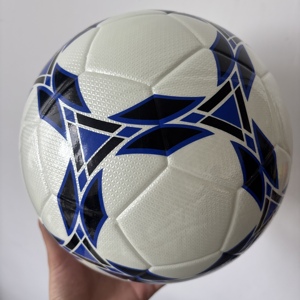 Custom LOGO High-Quality Standard Size Official <b>Match</b> Football Hot Melt Glue PU Material Indoor/Outdoor Training - Product Image 1