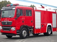 Camion de pompiers Sinotruk 4x2 économique avec réservoir résistant à la corrosion pour climat tropical
