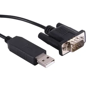 FTDI FT232XS USB 2.0 to DB9 9Pin Male RS232 Serial Null Modem Crossed Converter Cable