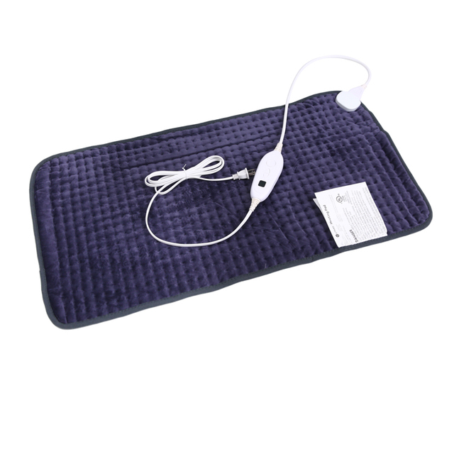 Electric Overheat Protection Polyester Neck and Shoulder Heating Pad with Adjustable Thermostat for Bedroom Use