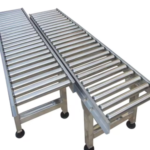 Cadre de convoyeur à rouleaux pliable en acier inoxydable électrique avec pile à combustible à hydrogène et déplaceur latéral électrique Chargement flexible - Product Image 2