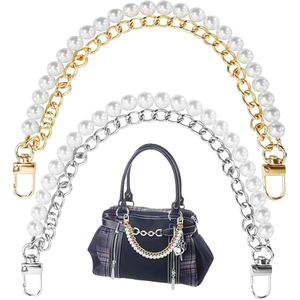 Cordon double chaîne en perles – Sangle anti-perte pour téléphone et bouteille d'eau, disponible en plusieurs couleurs pour un usage quotidien et un style tendance - Product Image 1