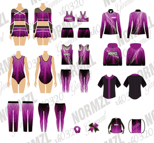 Personalizado Rhinestone Cheerleading Uniformes Sublimación Cheer Uniformes Chándales Equipo de baile Warm Ups Chaquetas Béisbol Jersey - Product Image 1