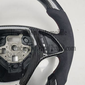 Volante Deportivo de Fibra de Carbono y Cuero Perforado para Chevrolet Camaro, Producto Popular - Product Image 6