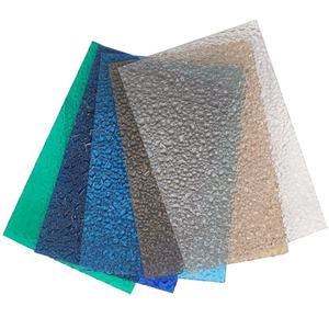 <span class=keywords><strong>Plaque</strong></span> en <span class=keywords><strong>polycarbonate</strong></span> solide texturée diamantée décorative, gaufrée, protégée contre les UV, en plastique PC, pour salle de bain et écran d'intimité - Product Image 3