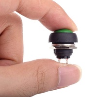 Mini interrupteur rond personnalisé 6 couleurs 12mm étanche momentané on Off réinitialiser 12mm interrupteur à bouton poussoir