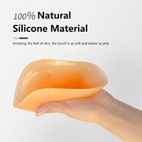 Coussinets fessiers en silicone invisibles, sexy, respirants et à maintien élevé pour fesses plates - Rembourrage adhésif réutilisable antidérapant pour les hanches, couleur chair