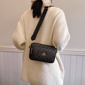 Sac à appareil photo en PU de haute qualité, style rétro européen tendance, fermeture éclair géométrique, portable, bandoulière, sac messager pour femmes.625 - Product Image 5