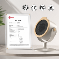 Petit radiateur de bureau, ventilateur électrique 220V, angle réglable, mini radiateur d'appoint, chauffage personnel portable pour l'hiver et le bureau