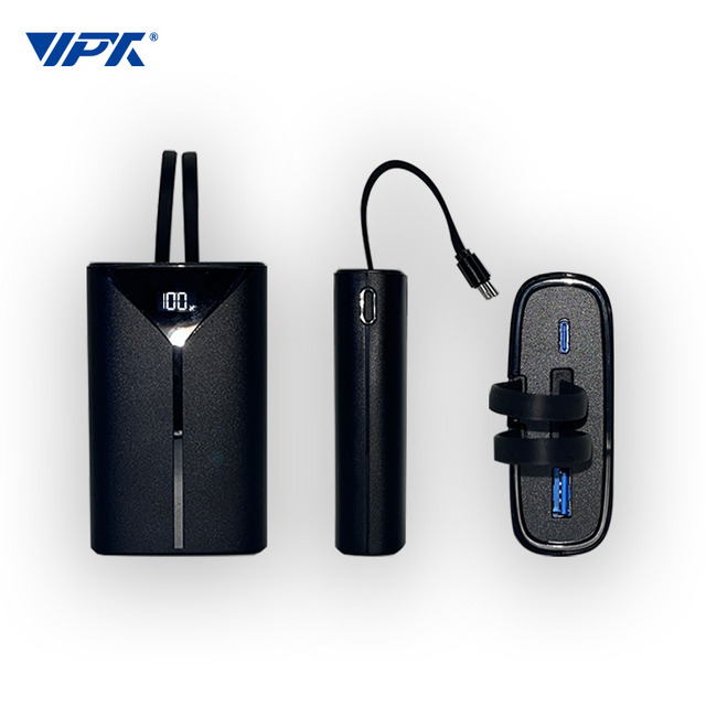 2025 New Mini Small 10000mah Magnetic Wireless Portable Power Bank 22.5w Fast Charging with Type-c Cable