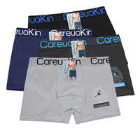 Ventes en gros de boxers pour hommes de haute qualité, taille mi-haute, ceinture extensible de 4 cm, confortables, en polyester, imprimés, en soie de lait