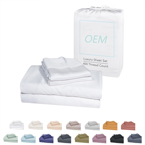 Chống vi khuẩn tre Bạc tấm Set hữu cơ tự nhiên sợi tre với ion bạc truyền tấm ga trải giường bán buôn - Product Image 5