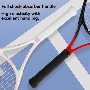 <span class=keywords><strong>Raquette</strong></span> de tennis en fibre de carbone durable, <span class=keywords><strong>raquette</strong></span> de tennis pour débutants, <span class=keywords><strong>raquette</strong></span> de tennis pour un seul joueur en plein air, antidérapante, absorbant les chocs - Product Image 3