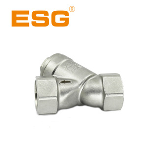 Válvula de Retención de Resorte Tipo Y de Acero Inoxidable ESG 304 con Rosca Interna, Válvula Unidireccional para Agua y Vapor DN15 a DN50 - Product Image 3