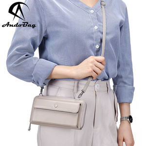 AndoBag Genuine Cow Leather Shoulder Crossbody Bags for Women <b>Lady</b> Fashion <b>Wallet</b> Purse <b>Ladies</b> Touch Screen Phone Sling Bag 7369 - Product Image 1