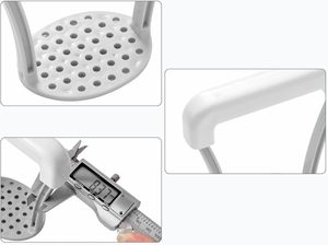 Nouvel outil de cuisine pour la maison, presse-purée manuelle en acier inoxydable, écologique pour les pommes de terre - Product Image 3