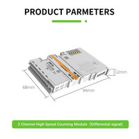 Module IO de comptage haute vitesse PLC 2 canaux IP20 système de bus distribué prend en charge 2 modules