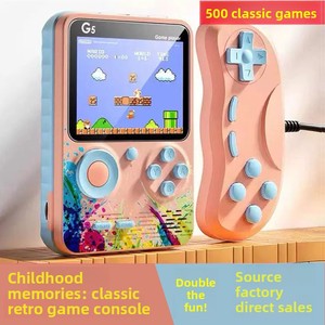 Bảng điều khiển trò chơi G5 Retro qua biên giới cầm tay hai người chơi 500 trong 1 trò chơi hoài cổ điển kết nối Wi-Fi và TV - Product Image 4