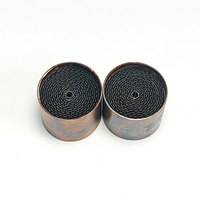 Catalyseur à trois voies en nid d'abeille métallique Euro 6 à haute efficacité de conversion JXYY avec revêtement Pt Pd Rh pour convertisseur