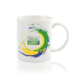 Wholesale 11oz Porcelain White Blank Sublimation Mug Personalized Event Advertising <b>Gift</b> and Promotion Ceramic Coffee Cup - Product Image 3