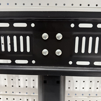 Supports de télévision pour table de bureau, de 26 à 55 pouces, hauteur réglable, support de télévision en acier, base en bois universelle