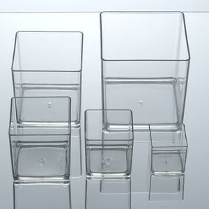 Aquarium de bureau pour poissons Betta, crevettes, tortues, pot écologique pour plantes vertes, en plastique transparent, étroit, haut, <span class=keywords><strong>rectangulaire</strong></span> - Product Image 5