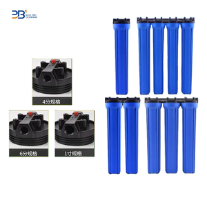 Đa cấp 20*2.5 inch Slim & big nước màu xanh Lọc nhà ở với PP/CTO/<span class=keywords><strong>UDF</strong></span>/Nhựa và cờ lê cho nhà/công nghiệp lọc nước. - Product Image 6