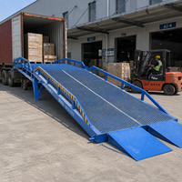 LANSHENG 6-12T Lagerhaus Neues Design Hydraulische Mobile Laderampe für LKW