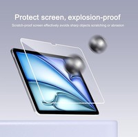 Pelindung Layar Kaca Tempered INNOPRO 2024 untuk iPad Pro 11 3D Radian 9H Hardness Anti-Sidik Jari Anti-Kotor 0.33mm Grade AAA