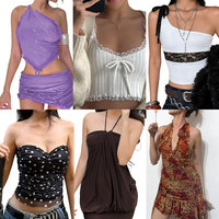 Liquidación al por Mayor de Vestidos para Mujer en Lotes Mixtos, Ropa Usada a la Moda, Stock con Descuento para Reventa o Exportación