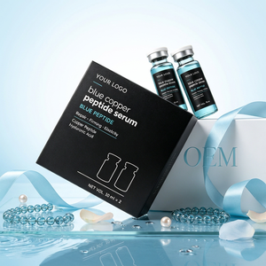Suero de Péptidos de Cobre Azul, Ácido Hialurónico, Líquido para el Cuidado Facial, Reafirmante, Aumenta la Elasticidad, Logotipo Personalizado OEM - Product Image 1