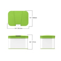 Petit bac à compost en métal pour cuisine intérieure scellée avec couvercle pour conteneur de composteur de déchets alimentaires avec bac à compost domestique