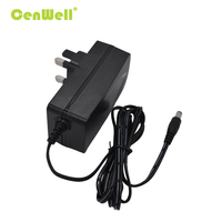 Adaptateur secteur mural ignifuge 12V5A avec prise UK pour PC, certifié CE, RoHS et REACH