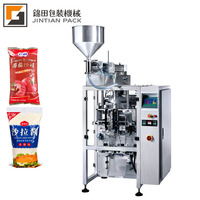 Machine d'emballage verticale automatique d'emballage Vffs de pâte de sauce de barres de crème de chocolat de 30ml 50ml 100ml