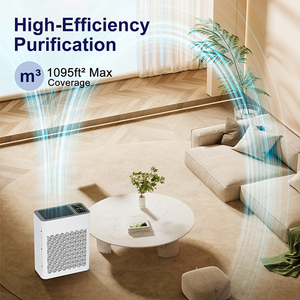 <span class=keywords><strong>Purificateur</strong></span> <span class=keywords><strong>d</strong></span>'<span class=keywords><strong>air</strong></span> domestique pour grande pièce, silencieux (25 dB), avec logo personnalisé, stérilisateur UV-C CADR 285, filtre HEPA H13, capteur de poussière et indicateur de qualité de l'<span class=keywords><strong>air</strong></span> - Product Image 4