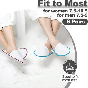 Chaussons de spa jetables pour les clients de l'hôtel, femmes, hommes, bout fermé, super confort - Product Image 2