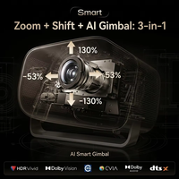 Projecteur laser tricolore 4K JMGO IRIS N5S Ultra Max 5600 CVIA Contraste 10000:1 120Hz Home Cinéma Zoom optique et déplacement Android