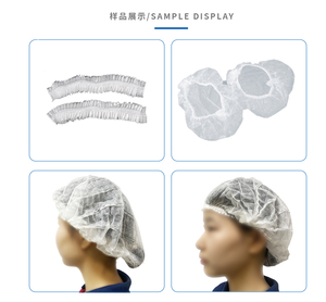 Hoàn toàn tự động dùng một lần chống bụi không thấm nước đàn hồi PE bouffant cap máy làm cho phòng sạch khách sạn bệnh viện - Product Image 3