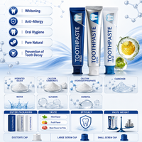 Dentifrice blanchissant au charbon avec Miswak, Niacinamide et Formule Chimique au Clou de Girofle pour l'Hygiène Buccale Adulte et une Haleine Fraîche